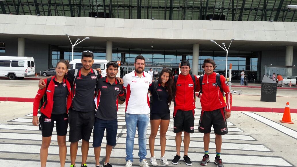 Atletas do Sesi-SP reforçam seleção brasileira no Sul-Americano de Triathlon em Montevidéu, no Uruguai: bit.ly/2mYBuCb