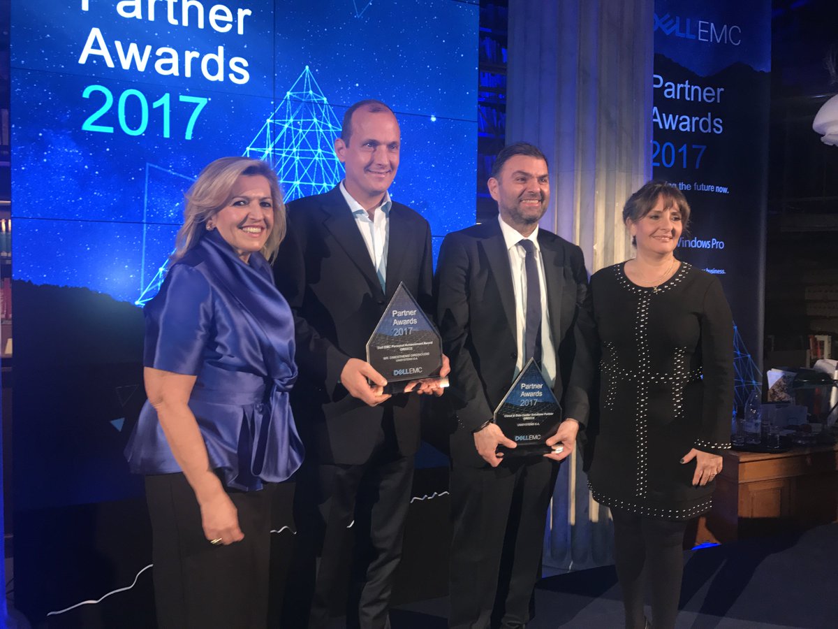 UniSystems_GR's tweet photo. Yes, we did it again: Awarded as @DellEMC Cloud &amp; Data Center Solution Partner 2017 for Greece, Cyprus &amp; Malta.Congrats #teamunisystems ! https://t.co/IHMOQV4lBr