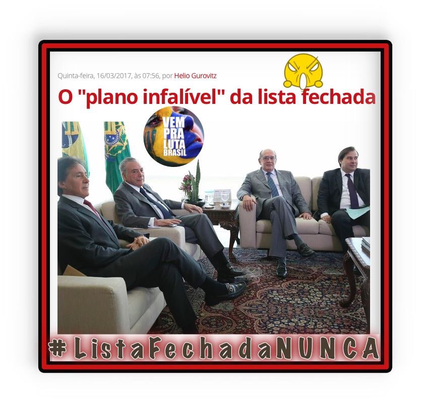 rosedbarros's tweet photo. Precisamos do apoio dos Twiteros vamos subir esta teg estão no surdina tudo pronto para votação @Rodrigo_Moller_ #ListaFechadaNUNCA https://t.co/y5XPhWOORk
