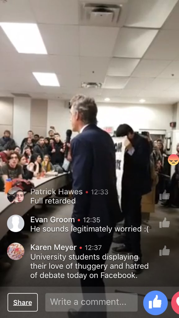 Dr Jordan B Peterson Twitter: "McMaster event completely by protestors https://t.co/HQt98GZ2Xq" Twitter