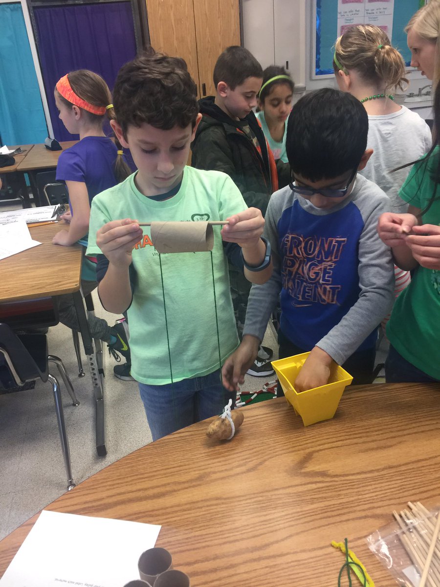 tgood3vp's tweet photo. Potato pulleys ☘️#storybookstem @mrs_cupka @cziggy1 https://t.co/1uhWJZfkH8
