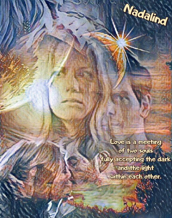 Love is a meeting of two souls.. fully accepting the dark and the light within each other.. #Nadalind #Grimm  @NBCGrimm <a href="/clairecoffee/">Claire Coffee</a>