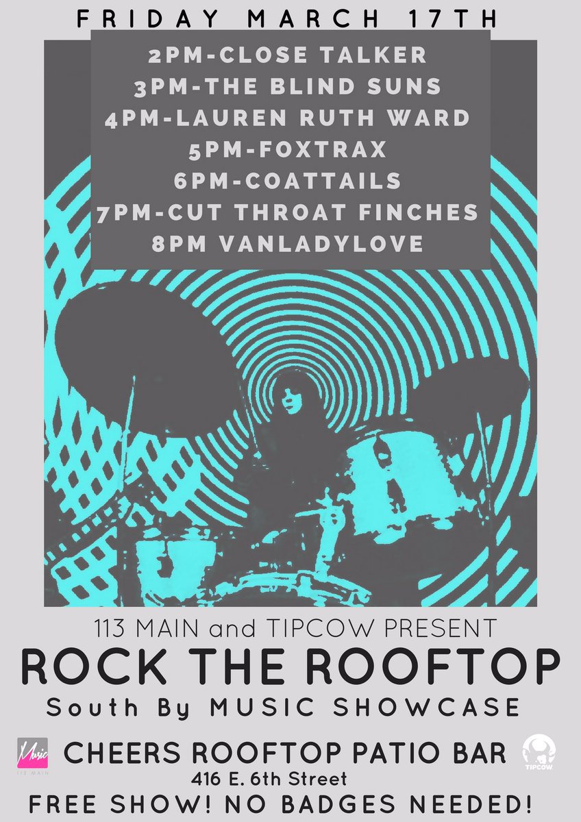 Some of our fav <a href="/BalconyTV/">BALCONY</a>Austin and @BalconyTV bands here on this #sxsw showcase today!