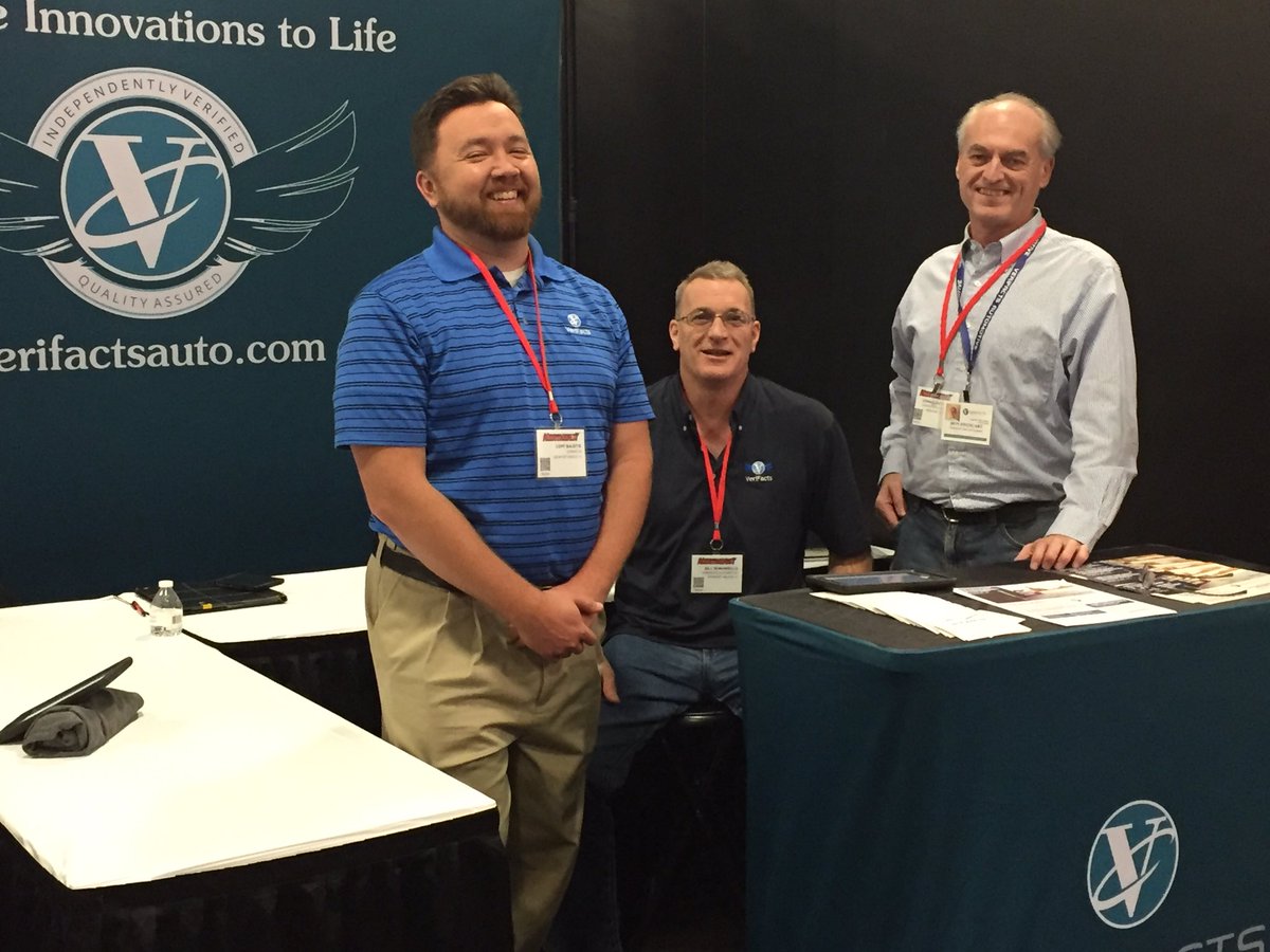 VeriFactsAuto's tweet photo. And we're off and running at the #NORTHEAST2017 Trade Show at the Meadowlands. Come see us to discuss safe collision repair. #verifacts https://t.co/y6jAzlSWO6