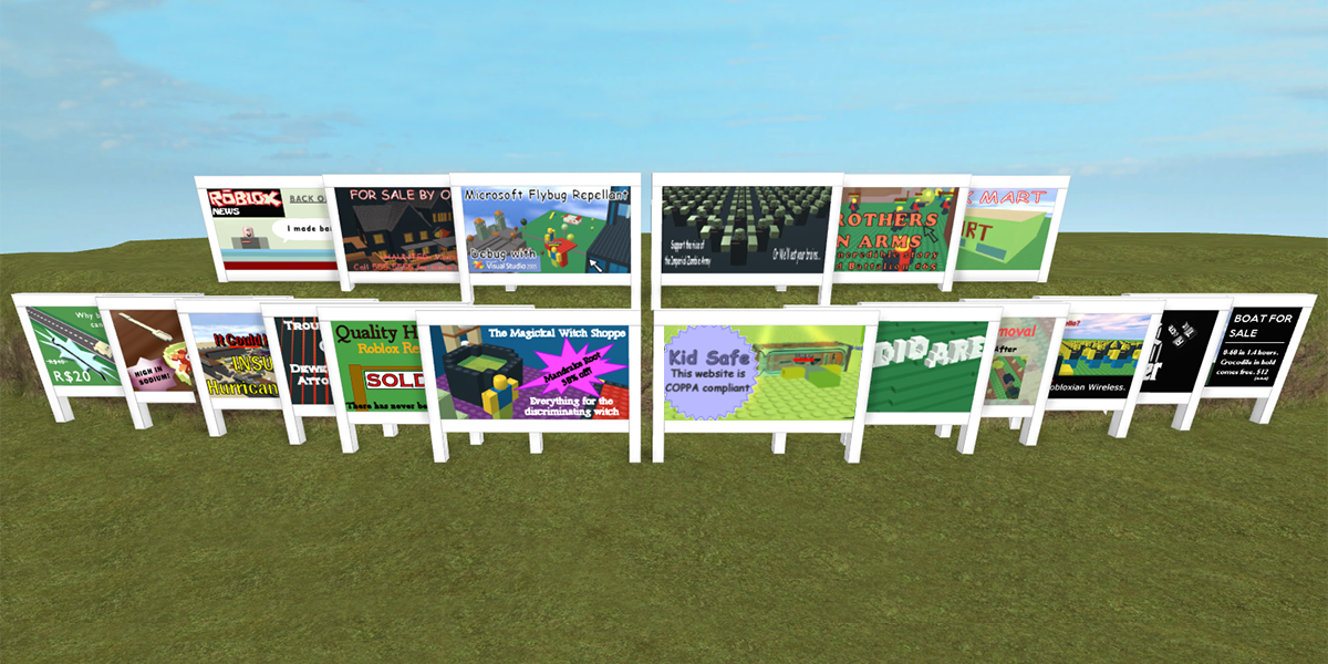 Roblox On Twitter Flashbackfriday Have You Seen These - start place billboard roblox