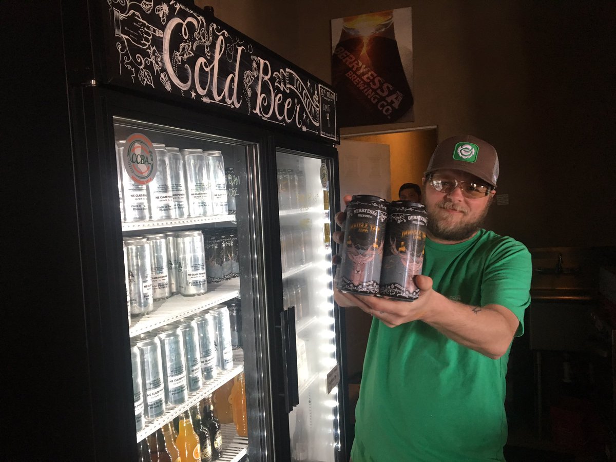 Big news: Guess who's canning beer? <a href="/BerryessaBrew/">Berryessa Brewing Co</a> launching 1st canning run today of Double Tap 2x IPA.