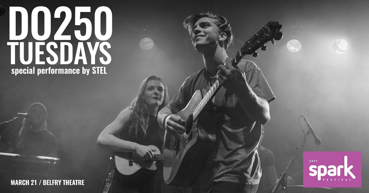 Bringing music back to the <a href="/BelfryTheatre/">Belfry Theatre</a> Tuesday! 
Join us for the after-show performance by <a href="/StelMusic/">Stel</a> 
do250.com/do250-tuesdays to get in.