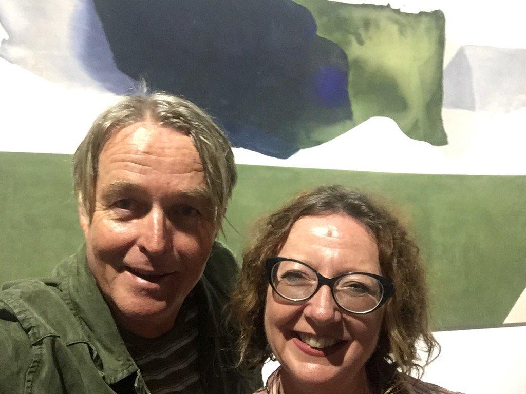 Sea_Sean61's tweet photo. @endofthebitumen the people you meet in freo art galleries. Safe travels. https://t.co/G8fgUwIvF7