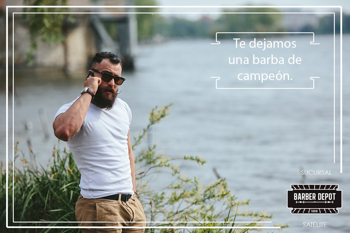 BarberDSatelite's tweet photo. #FelizViernes #BarbonesMX #GreñudosMX #Barberia #Beard #BarberDepotSatelite https://t.co/LGM03E4lQq