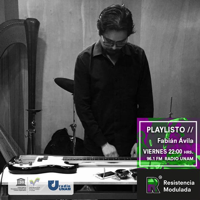 RModulada's tweet photo. El #Playlisto de hoy se pone fresco con la curaduría musical de Fabián Ávila. Acompáñanos a las 22:00 hrs., por @RadioUNAM 96.1 FM https://t.co/LMgxgBZmdV