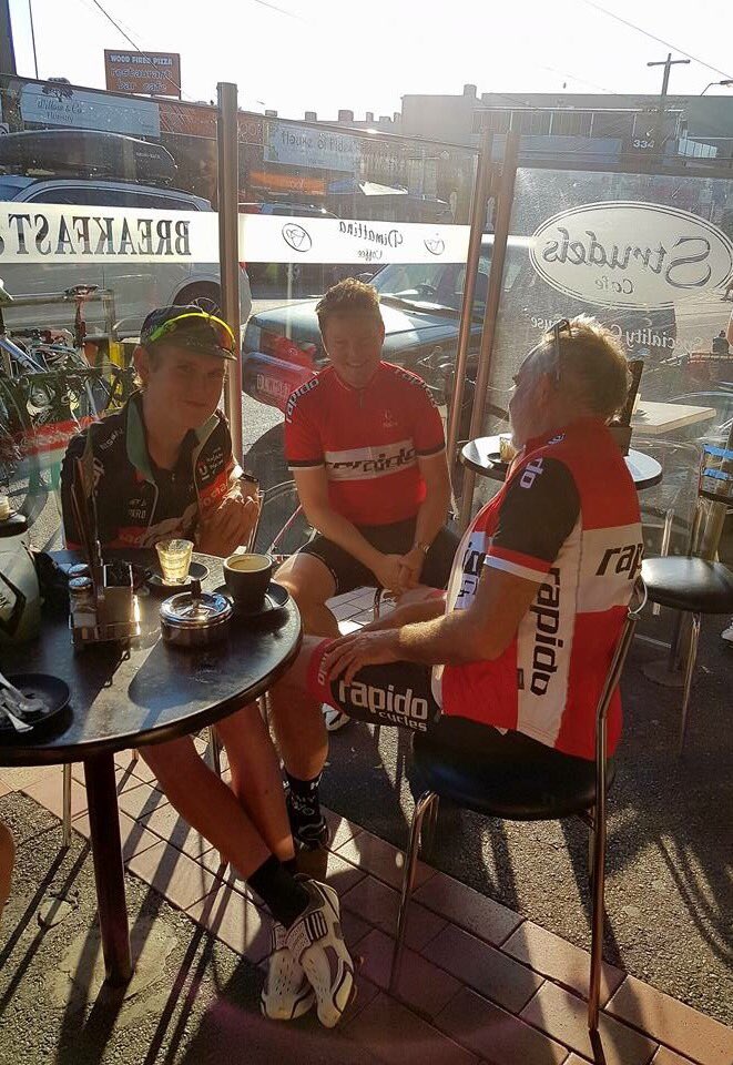 BenCarrollMP's tweet photo. Great weather, great ride, great company and great coffee #rapidocycles #airportride #strudelscafe https://t.co/8Ht69XyW93
