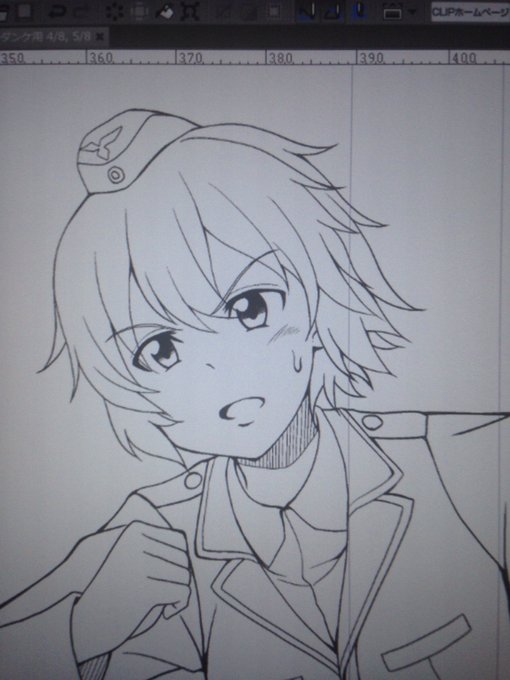 まあとりあえず描こう、これは描き味楽しい!
たぶん作中で一番真面目な顔してる伯爵。 