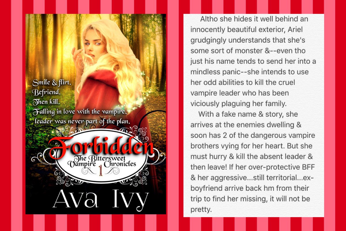 W/a fake name &amp;story, she will kill t vampire leader &amp;run, NOT fall n luv w/him
#FREEeBook
smashwords.com/books/view/676…

barnesandnoble.com/mobile/w/forbi…