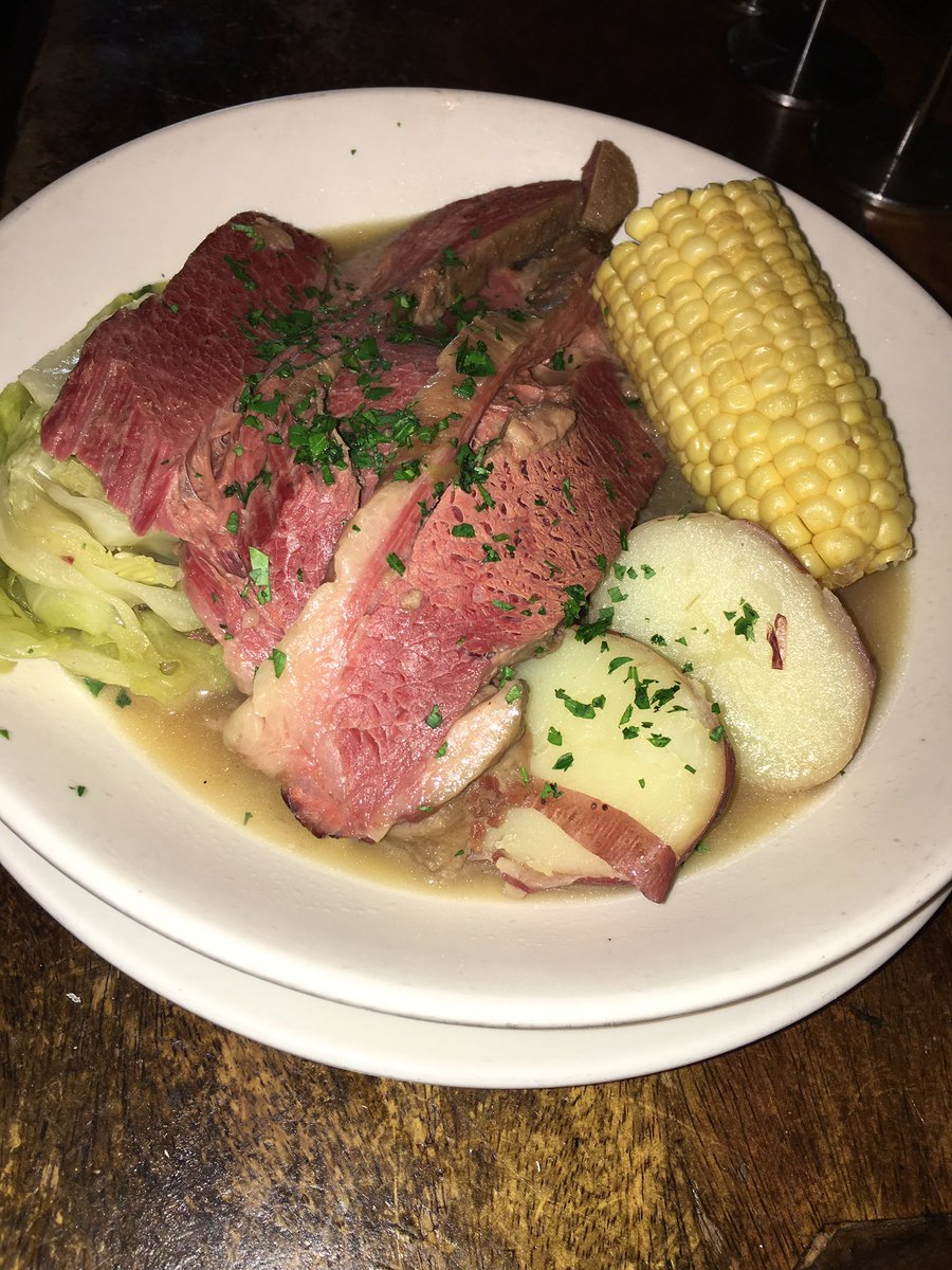 Keeping it traditional tonight with corned beef and cabbage! #StPatricksDay #theyork