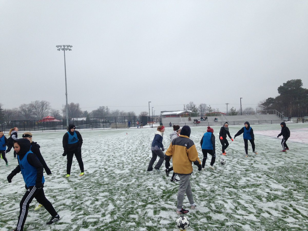 HollandHSSoccer's tweet photo. Only one #PowerHHS team brave enough to brave this kind of weather. #HIT https://t.co/FOL3RUzPUY