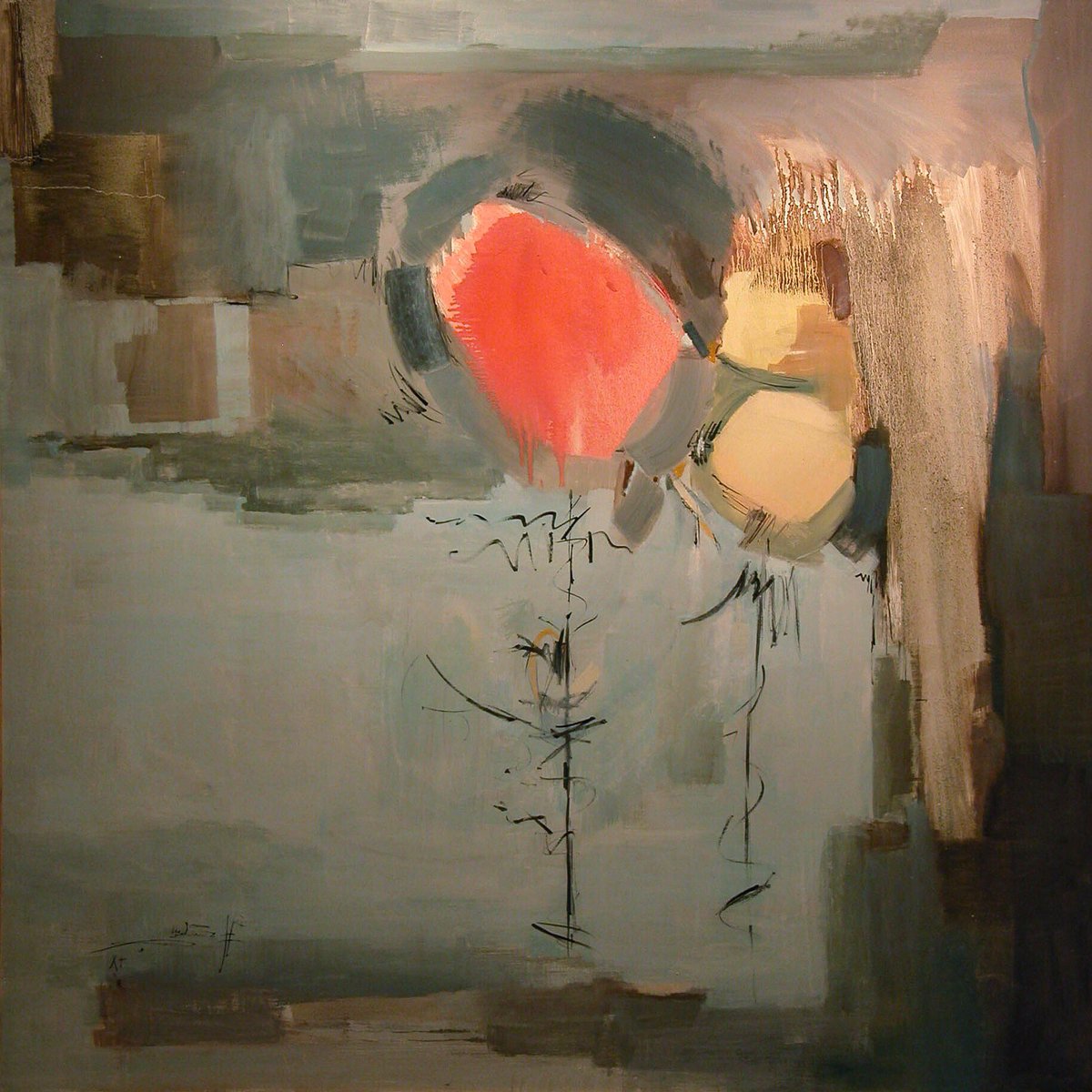 Dream of Water! #painting #abstract #abstractpainting #art #Artist #JilaKamyab #IranianPainter #ArtGallery #IranianArtist