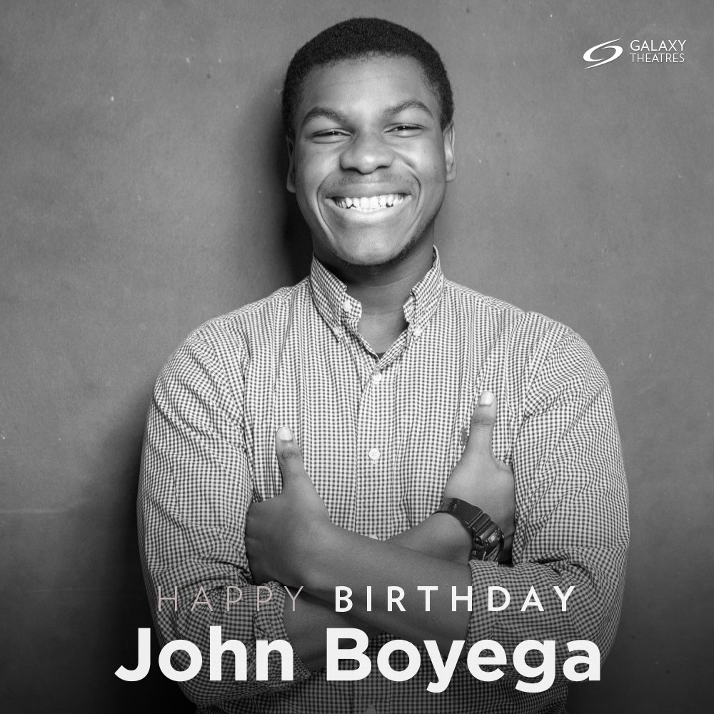 Happy birthday to our favorite rogue stormtrooper, John Boyega! 