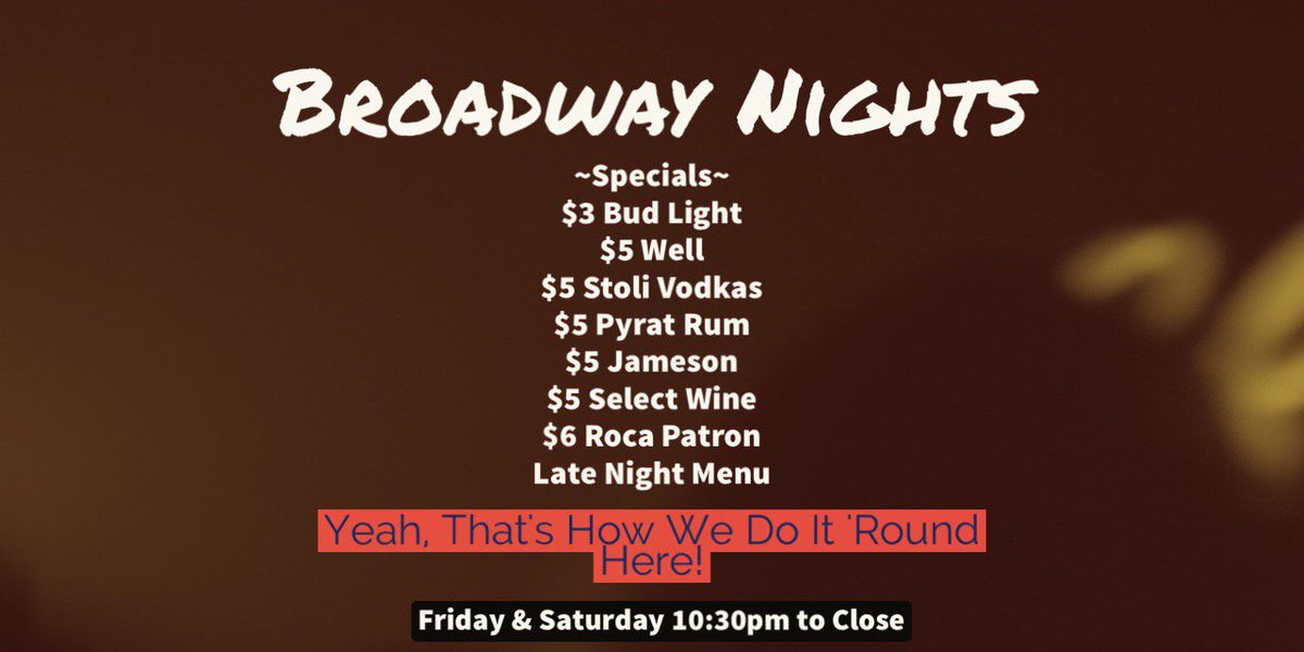 Broadway Burger Bar tweet media