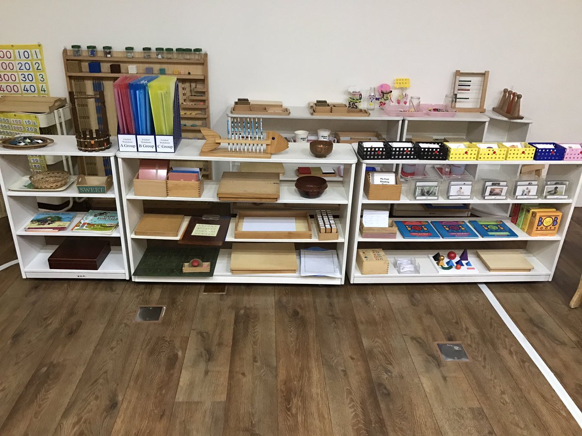 Has a workshop tomorrow. Shelves all prepared. Can't wait.