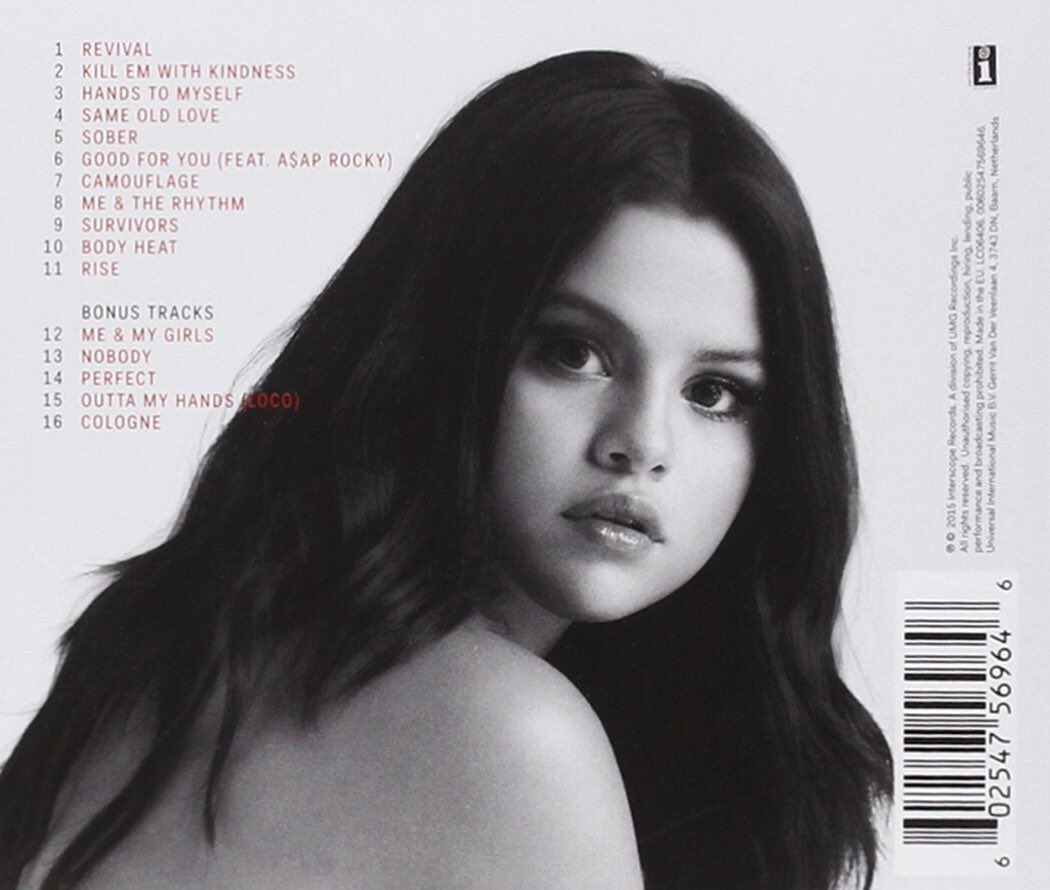 fIthreads's tweet image. Revival - Selena Gomez.