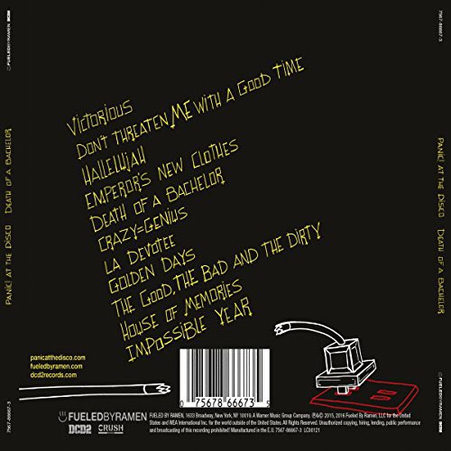 fIthreads's tweet image. Death Of A Bachelor - Panic! At The Disco.