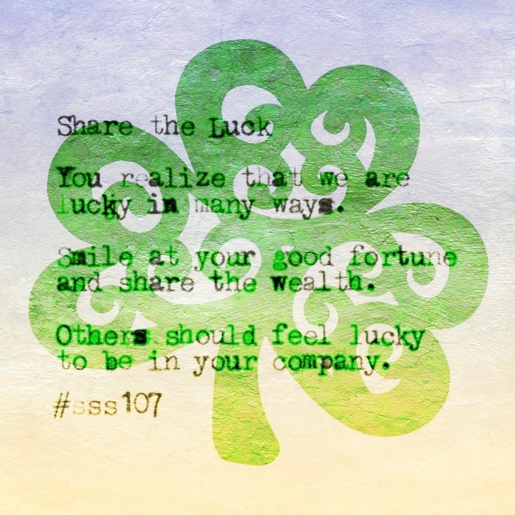 supersecretsoci's tweet photo. Irish or not, share your good luck.  #sss107 https://t.co/P6shmII2Wo
