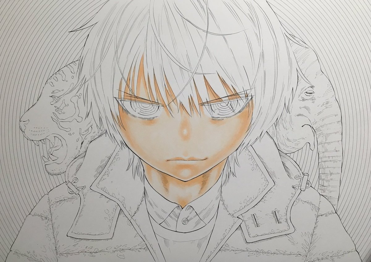 サイケまたしても8巻表紙メイキング