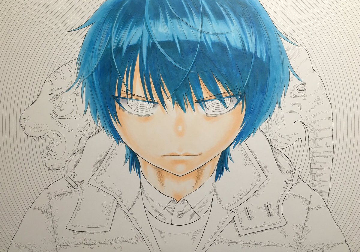 サイケまたしても8巻表紙メイキング