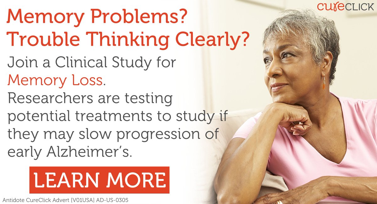 Loved one experiencing #MemoryLoss or #Forgetfulness? Clinical Study now enrolling. #ad  curec.lk/2yug42T