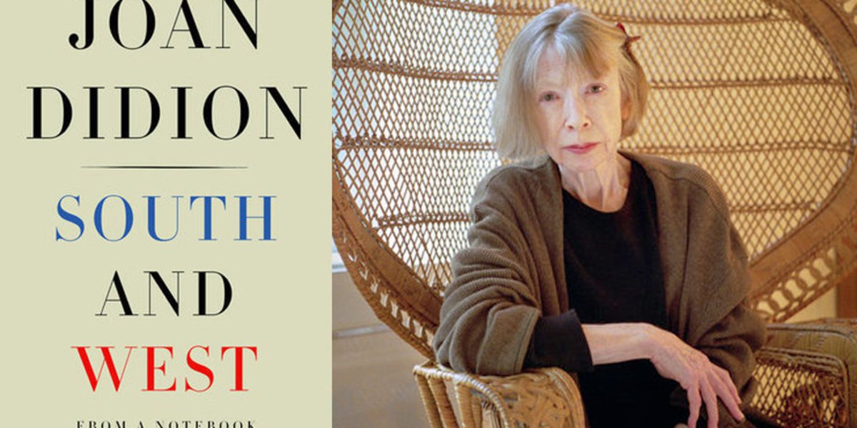 HuffPostArts's tweet photo. Happy #FridayReads! We're loving Joan Didion's newly published notebooks on the American South https://t.co/bJC2UMmXPr https://t.co/FavMLlByZq