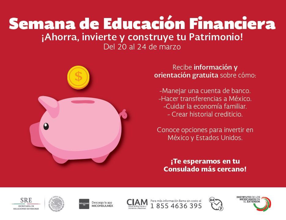 Listos  para #SEF2017 #RedConsular promueve actividades de #EducaciónFinanciera #ProteccionAlPatromonio INFÓRMATE   gob.mx/ime/articulos/…