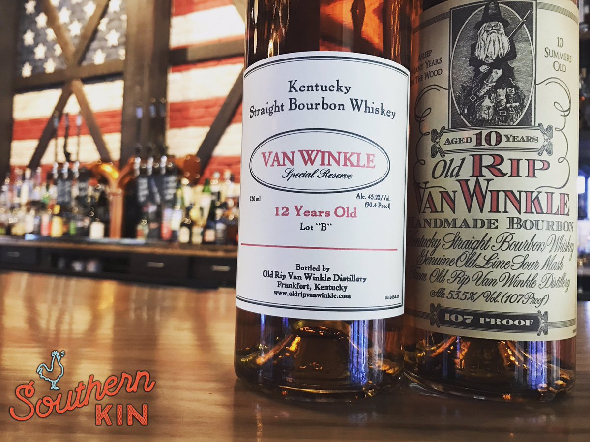 southern_kin's tweet photo. A couple of special Bourbons, uncorked just for St. Patrick's weekend! #southernkin #bourbon #assemblyrow #sokin #StPatricksDay #vanwinkle https://t.co/Ngdx4L1q5K
