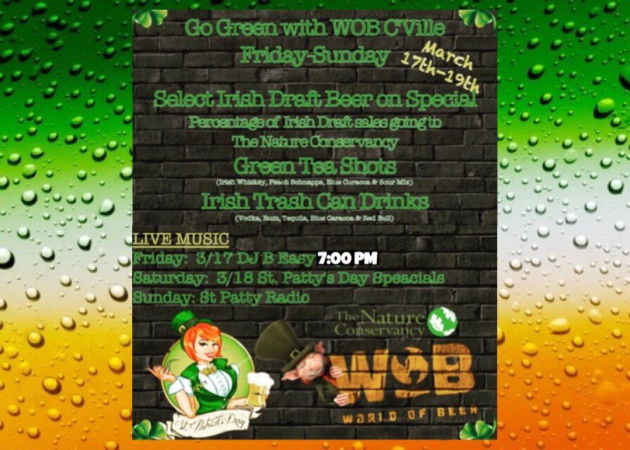 ThisIsDJBEasy's tweet photo. @wobcville 🍀🍀🍀 #DJBEASY https://t.co/jcszbs17gc