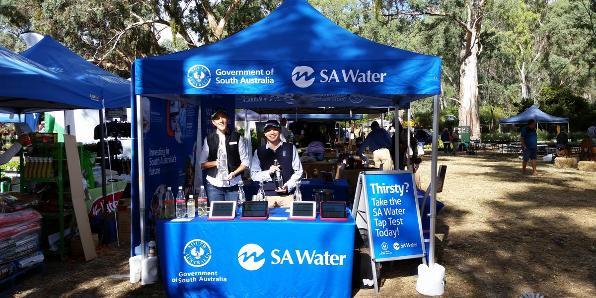 SAWaterCorp's tweet photo. Heading to @SE_Field_Days this weekend? Keep an eye out for our #TapTest and engagement team, and let them know what's important to you. https://t.co/PmFZM8G0br