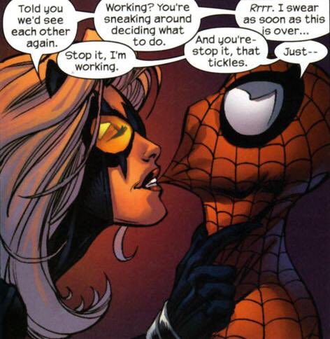 "Always work and no play with you, Spidey."