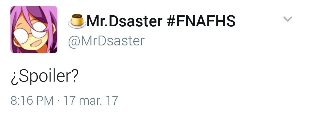 itsarinxo's tweet photo. Digamos que paso esto... #FNAFHS https://t.co/Dbv2AWYat1