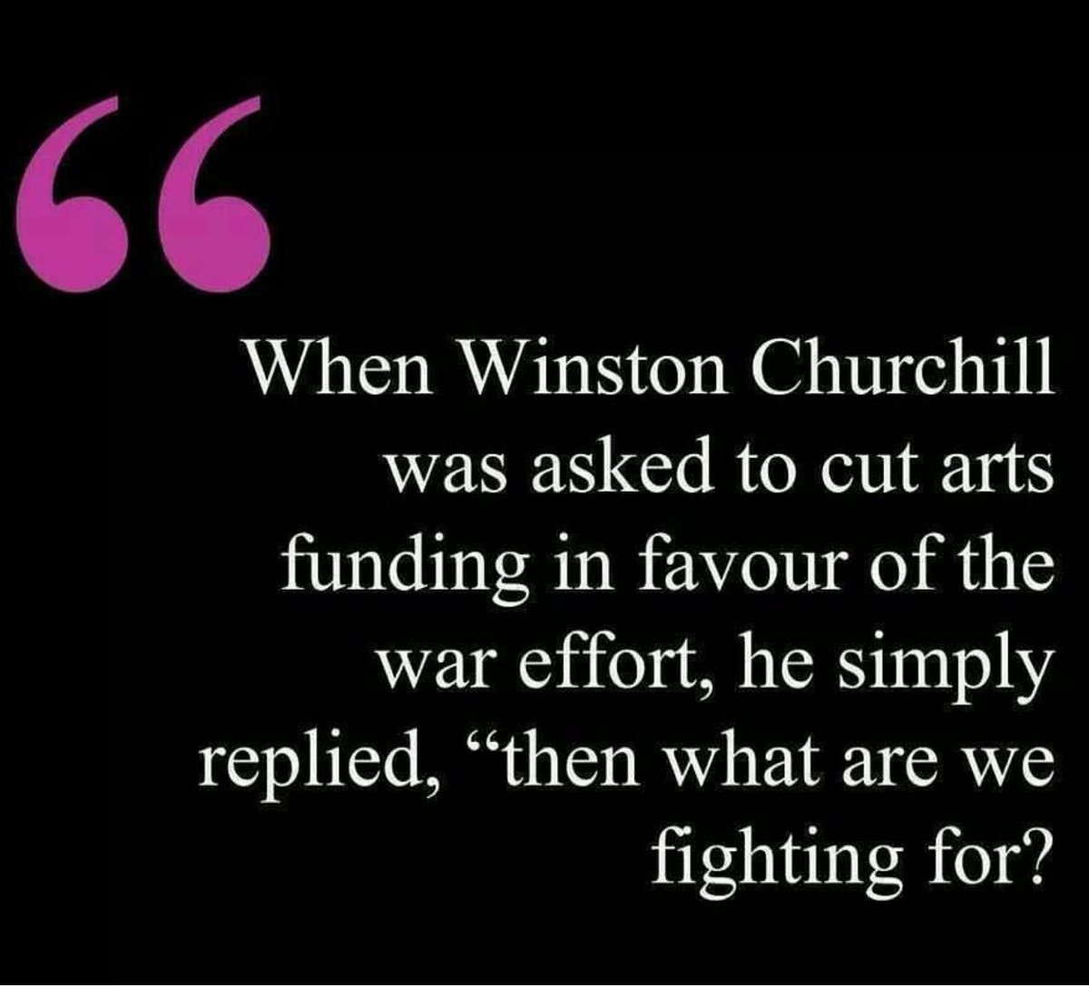 What are we fighting 4 if we eliminate funding for the arts #artsadvocacy #education #quote #culture #ArtsEd @art_in_action @educatorsresist