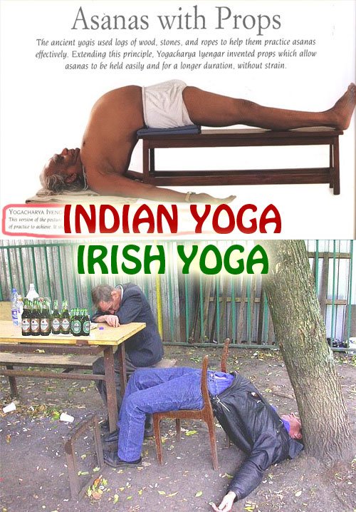 Subhash Kak ☀️ on X: Today is Irish Yoga Day. Best wishes