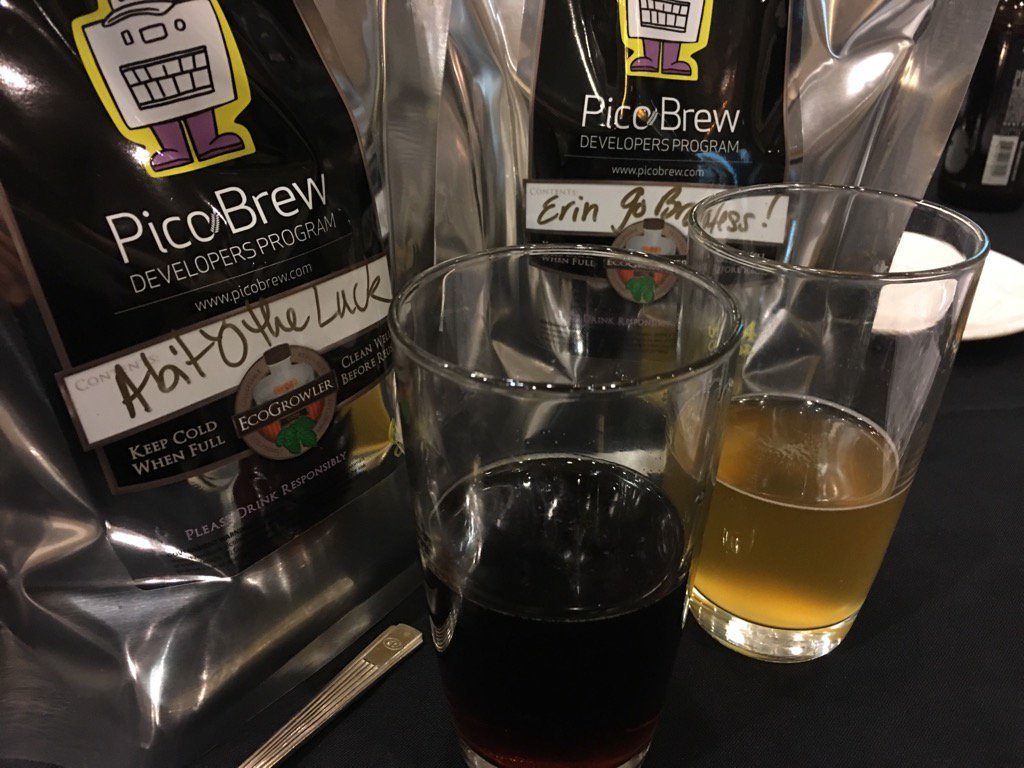 Delicious <a href="/DeschutesBeer/">Deschutes Brewery</a> pair dinner <a href="/PNWHC/">PNW Homebrewers Conf</a> ! <a href="/TullamoreDEWUS/">Tullamore D.E.W. US</a> for desert! #HappyStPatricksDay