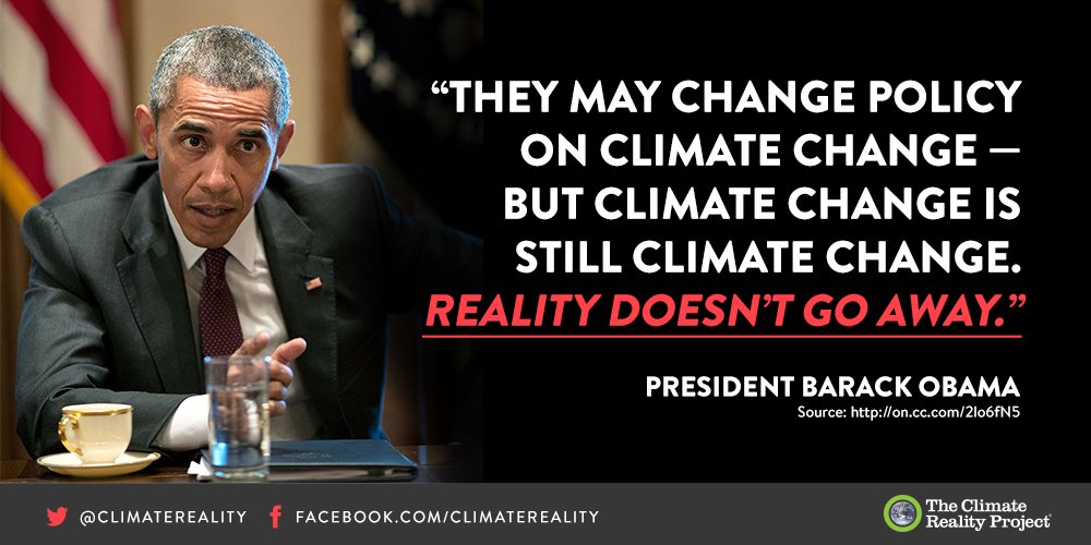 Reality doesn’t go away. Period. Retweet if you’re ready to #StandUpForScience and #ActOnClimate.