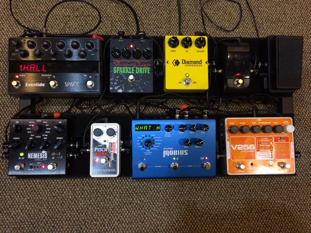Trevor_G_Dick's tweet photo. Latest #PedalBoard upgrade ... #electricviolin #gear #rig #toneshaping https://t.co/s8j4UrNEag
