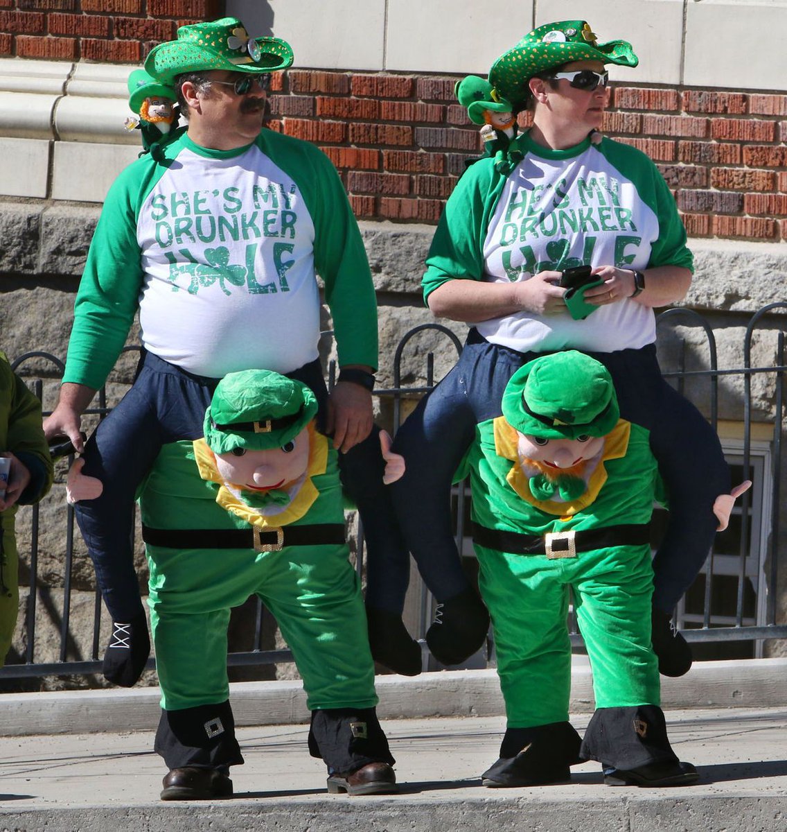 missoulian's tweet photo. Each year brings new and creative outfits: St. Patrick's Day celebrations in Butte https://t.co/DUnjmG1BIQ #buttestpats #butteirish https://t.co/bHrCwAxGRa
