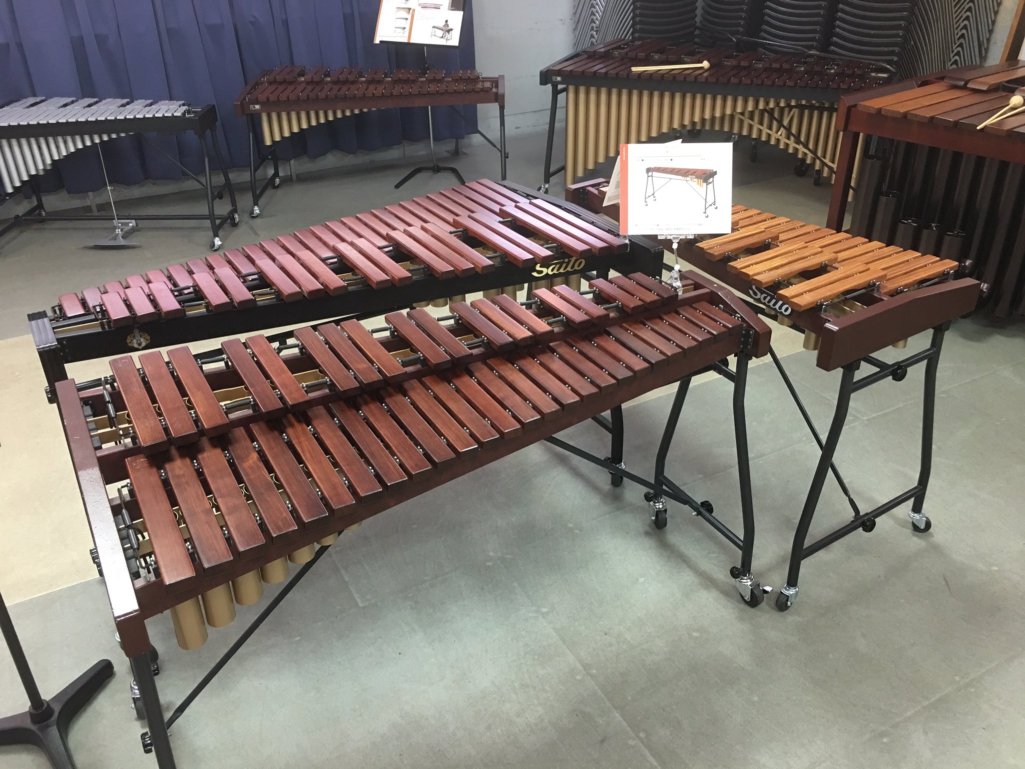 Saito 鉄琴 斉藤楽器 Saito No.180 ビブラフォン 鉄琴 - 楽器の買取屋さん