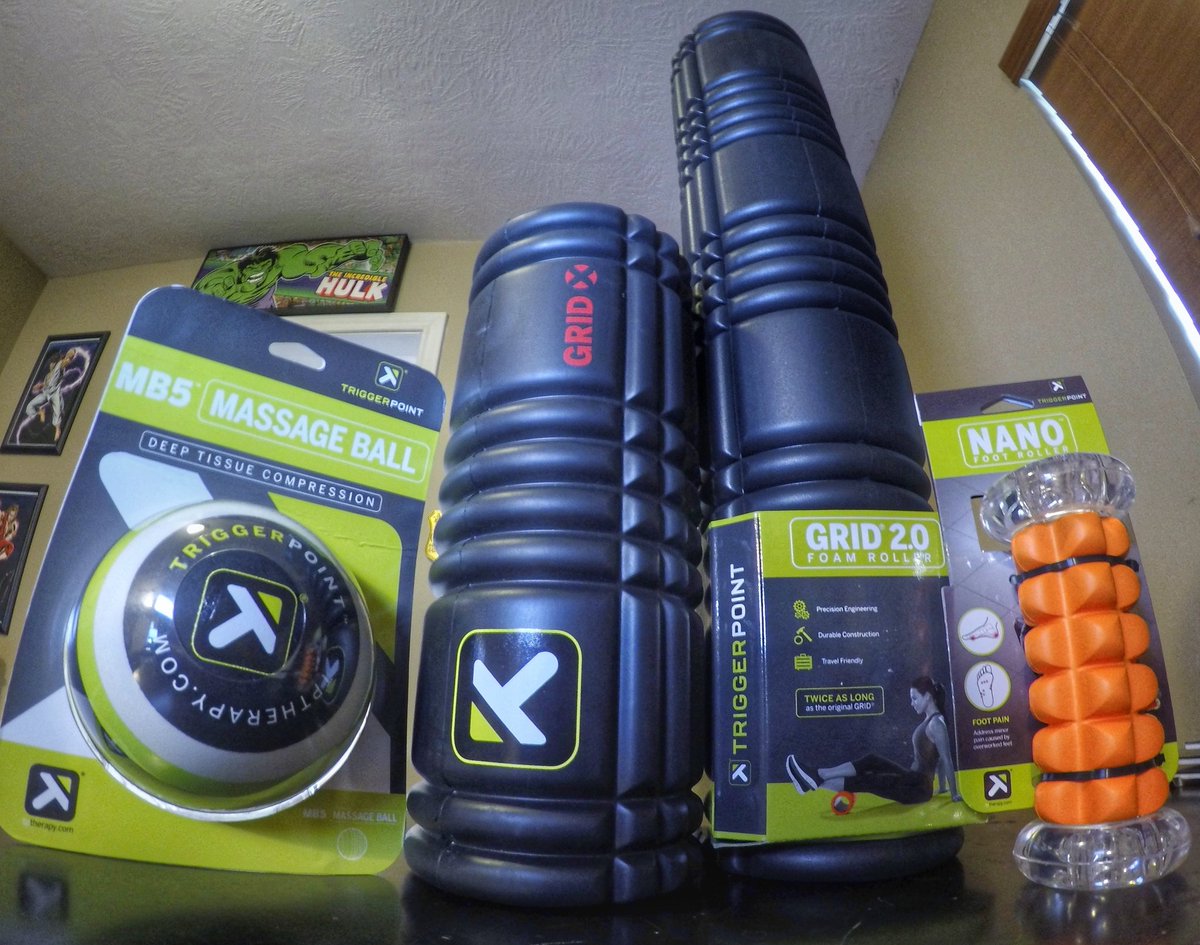 rollinsw0llen's tweet photo. @TPtherapy thanks guys! Loving my new #foamrollers #tp_therapy #fitness #stretching #StPatricksDay #fitness https://t.co/5XfOSlanxN https://t.co/SsGqVfwE0S