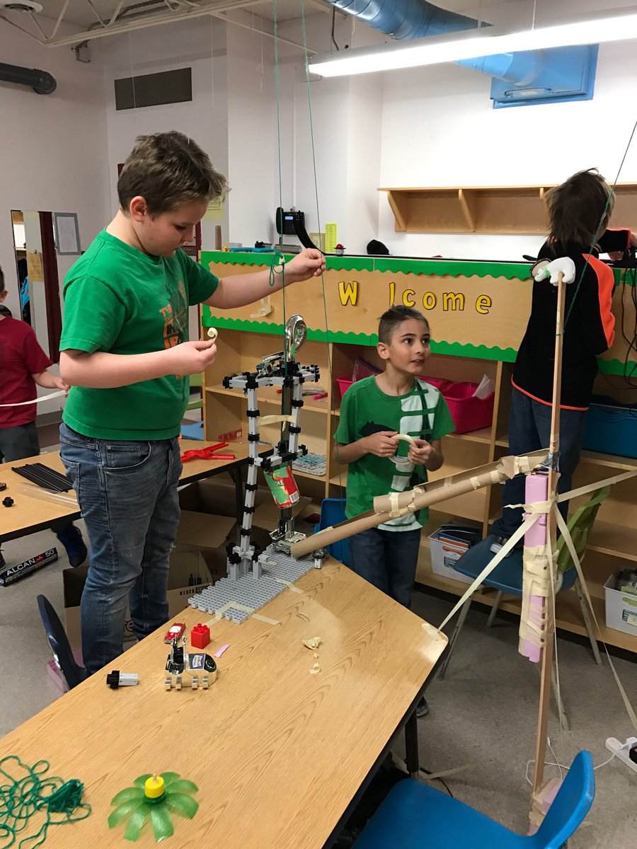 Just another day in 4L! Making Rube Goldberg Machines. <a href="/meganliddell/">Megan Liddell</a>