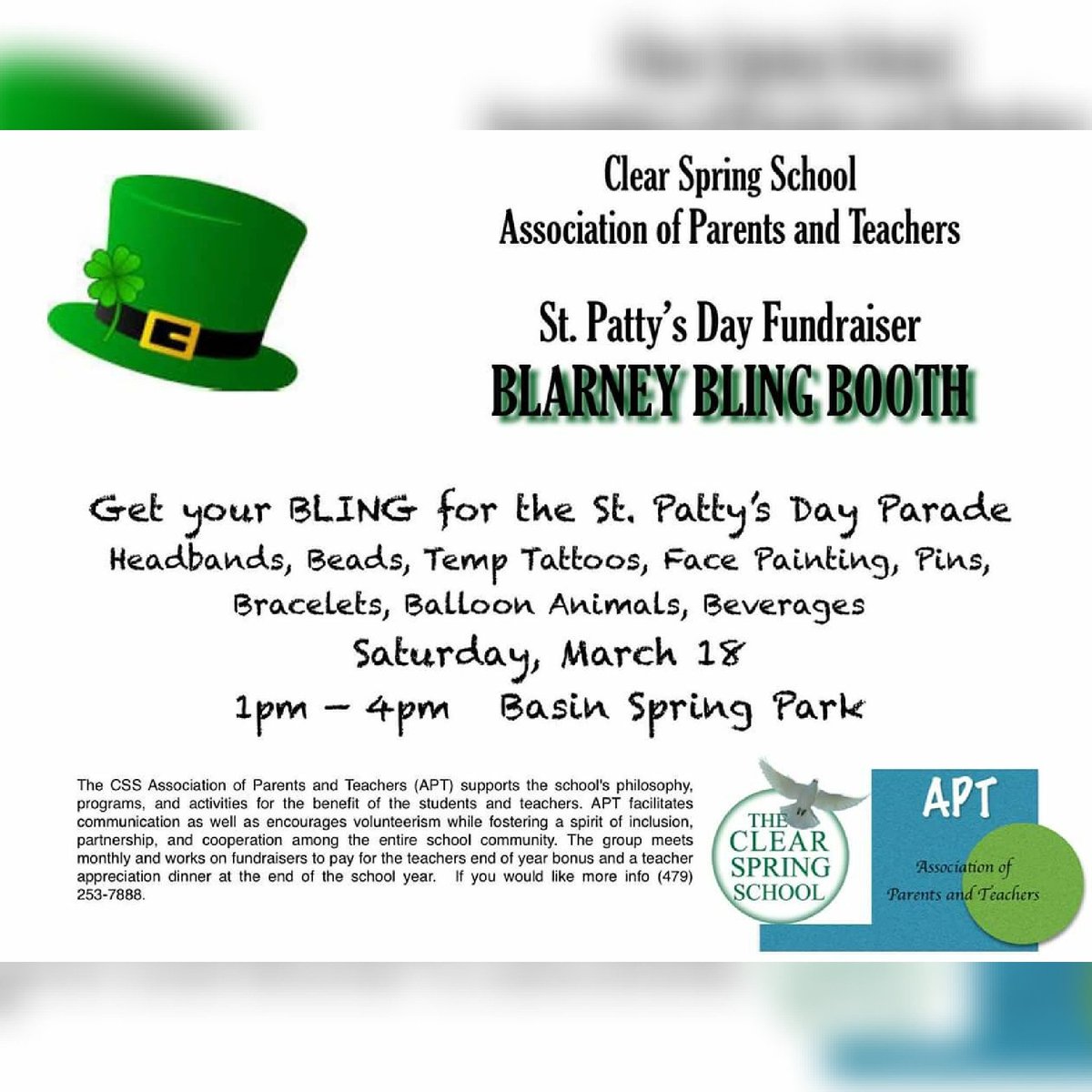 ESClearSpring's tweet image. Get your bling on before the parade!