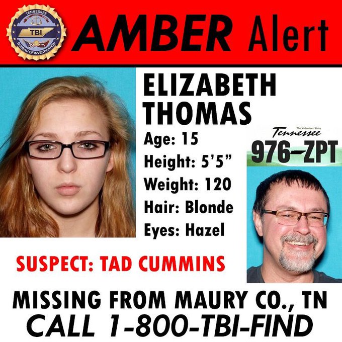 Suspect in Tennessee Amber Alert added to TBI Top 10 Most Wanted list