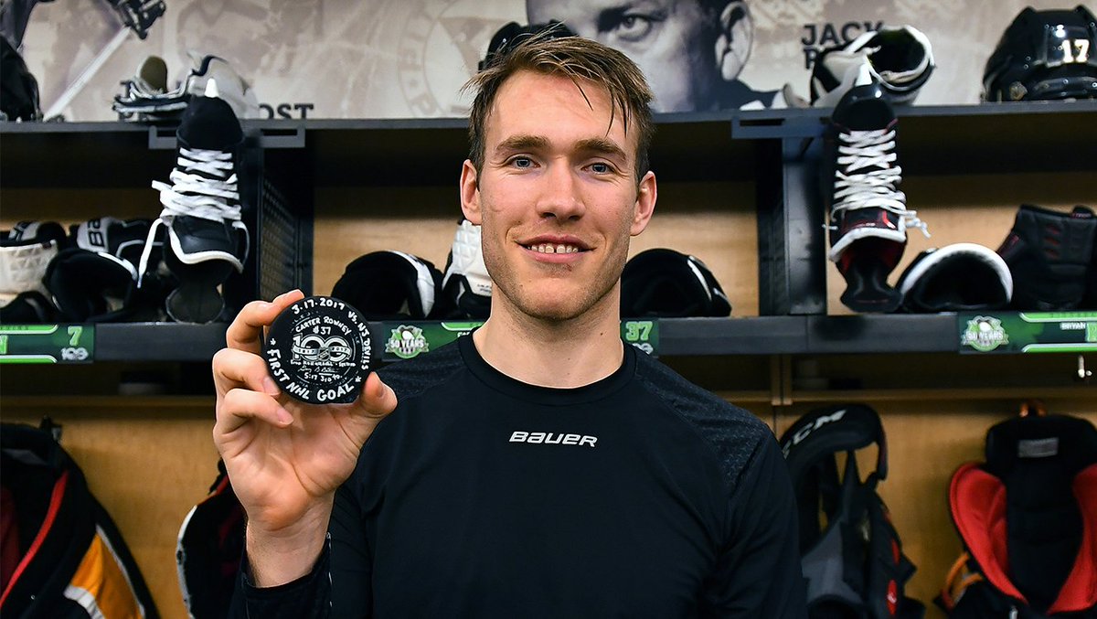 ECHL → AHL → NHL

27 year old rookie <a href="/carterrowney/">Carter Rowney</a> proves that hard work pays off. 

Read more: pens.pe/2mFvDis