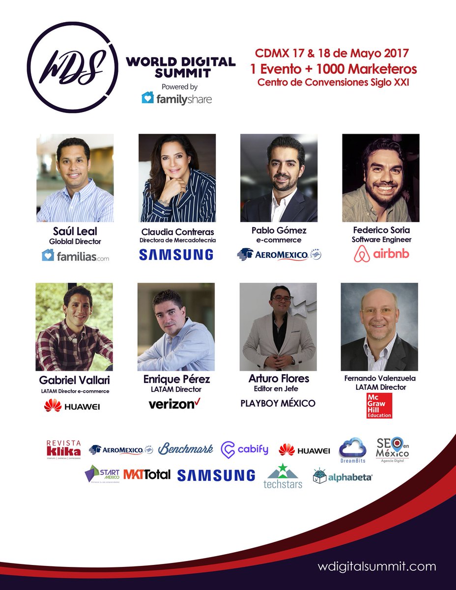 Emprend3's tweet photo. Se ha lanzado la invitación al evento de @WDigitalSummit el 17 y 18 de mayo de 2017. ¡No faltes! #emprendehoy https://t.co/SApqAUGVsS