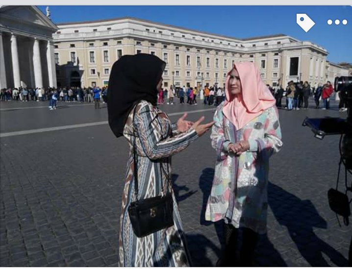 Today.. Buku Harian Muslimah jam 10.00 di RTV "Allamanda diplomat muda di Roma, berjuang untuk bangsa dan negara Indonesia"